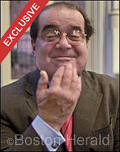 Scalia's gesture