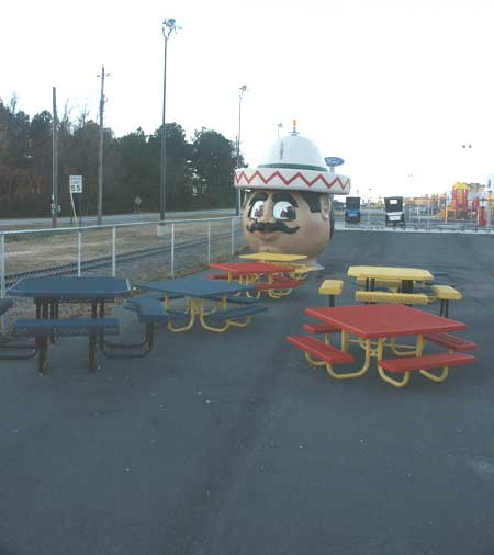 Giant Pedro Head Picnic Grounds